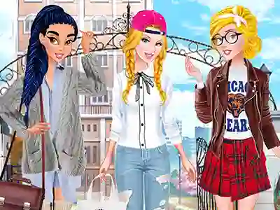 თამაში Princesses: Back to School Collection ონლაინ