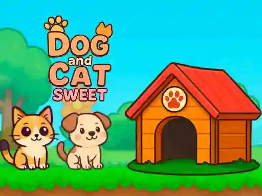 თამაში Dog and Cat Sweet ონლაინ