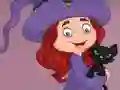 თამაში G2E Happy Witch Girl And Cat Room Escape ონლაინ