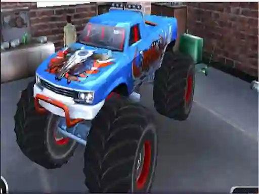 თამაში Monster Truck Stunt Adventure ონლაინ