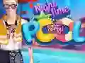 თამაში Night Time Pool Party ონლაინ