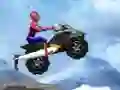თამაში Spiderman Snow Scooter ონლაინ