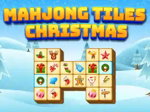 თამაში Mahjong Tiles Christmas ონლაინ