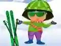 თამაში Dora Ski Dress up ონლაინ
