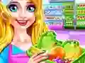 თამაში Supermarket Girl Cleanup ონლაინ