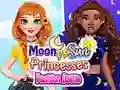თამაში Moon vs Sun Princess Fashion Battle ონლაინ