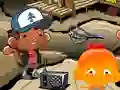 თამაში Monkey Go Happy Stage 718 ონლაინ
