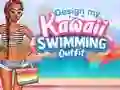 თამაში Design My Kawaii Swimming Outfit ონლაინ