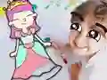 თამაში Coloring Book: Prince And Princess ონლაინ