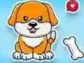 თამაში Coloring Book: Cute Dog ონლაინ