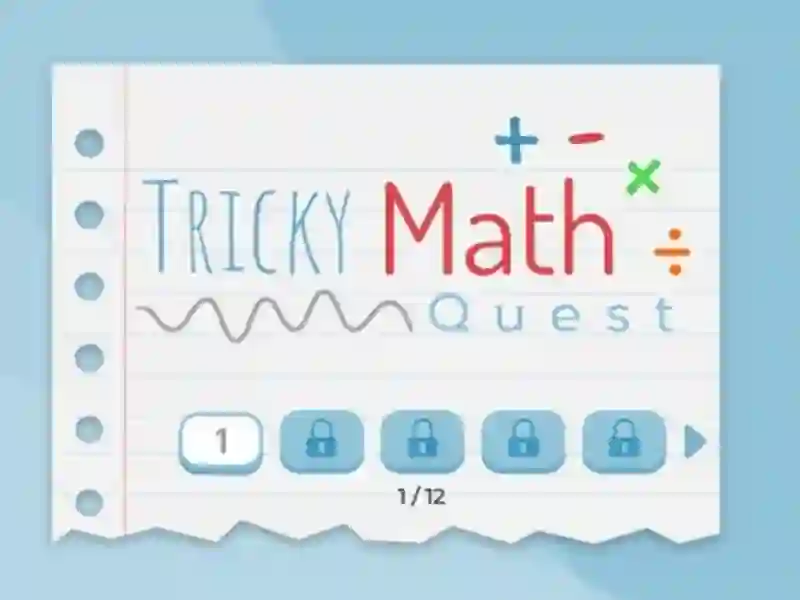 თამაში Tricky Math Quest ონლაინ