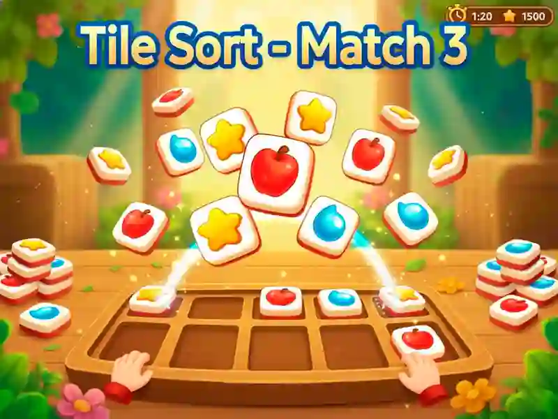 თამაში Tile Sort - Match 3 ონლაინ