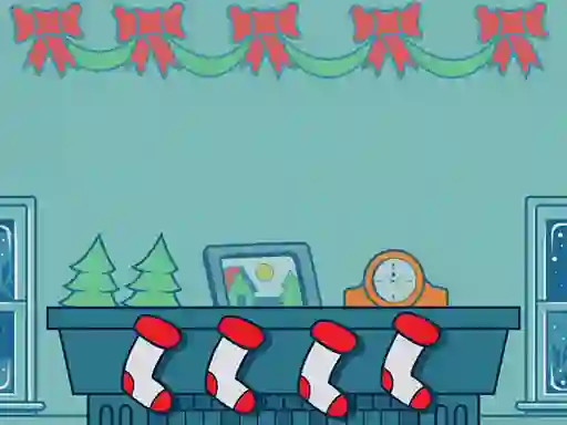 თამაში Christmas Stockings Memory ონლაინ