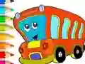 თამაში Coloring Book: Bus ონლაინ