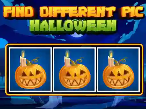 თამაში Find Different Pic Halloween ონლაინ