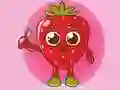 თამაში Coloring Book: Delicious Strawberries ონლაინ