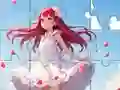 თამაში Jigsaw Puzzle: White Dress Girl ონლაინ