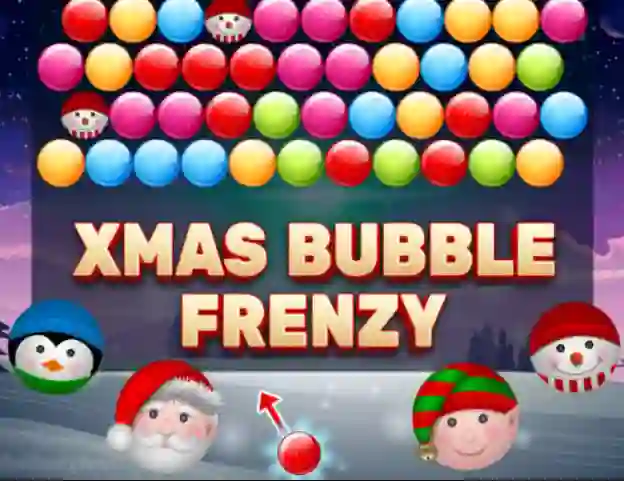 თამაში Xmas Bubble Frenzy ონლაინ