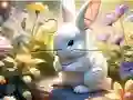 თამაში Jigsaw Puzzle: Sunny Forest Rabbit ონლაინ