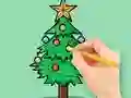 თამაში Coloring Book: Christmas Tree ონლაინ
