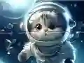 თამაში Jigsaw Puzzle: Astronaut-Cat ონლაინ