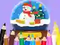 თამაში Coloring Book: Christmas Crystal Ball ონლაინ