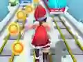თამაში Subway Santa Princess Runner ონლაინ