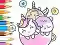 თამაში Coloring Book: A Cup Of Unicorn ონლაინ