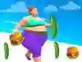 თამაში Muscle Girl Calorie Run ონლაინ