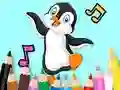 თამაში Coloring Book: Dancing Penguin ონლაინ