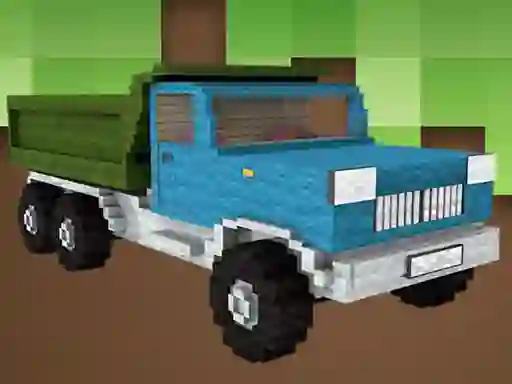 თამაში Blockcraft Truck Jigsaw ონლაინ
