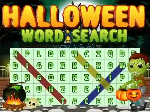 თამაში Halloween Words Search ონლაინ