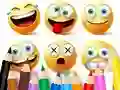 თამაში Coloring Book: Funny Emoji ონლაინ