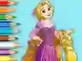 თამაში Coloring Book: Princess Rapunzel ონლაინ