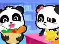 თამაში Jigsaw Puzzle: Baby Panda Supermarket ონლაინ