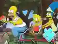 თამაში Jigsaw Puzzle: Simpson Family Riding ონლაინ