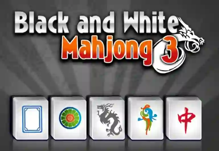 თამაში Black and White Mahjong 3 ონლაინ