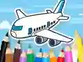 თამაში Coloring Book: Flying Airplane ონლაინ
