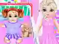 თამაში Little Elsa Caring Day ონლაინ