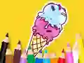 თამაში Coloring Book: Cool Ice Cream ონლაინ