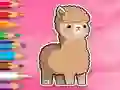თამაში Coloring Book: Cute Alpaca ონლაინ