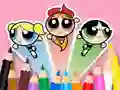 თამაში Coloring Book: The Powerpuff Girls ონლაინ