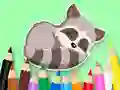 თამაში Coloring Book: Baby Raccoon ონლაინ