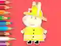 თამაში Coloring Book: Rabbit Firefighter ონლაინ