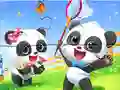 თამაში Jigsaw Puzzle: Baby Panda Spring Outing ონლაინ