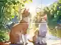თამაში Jigsaw Puzzle: Cats In Pairs ონლაინ