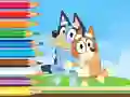 თამაში Coloring Book: Bluey And Bingo Holiday ონლაინ