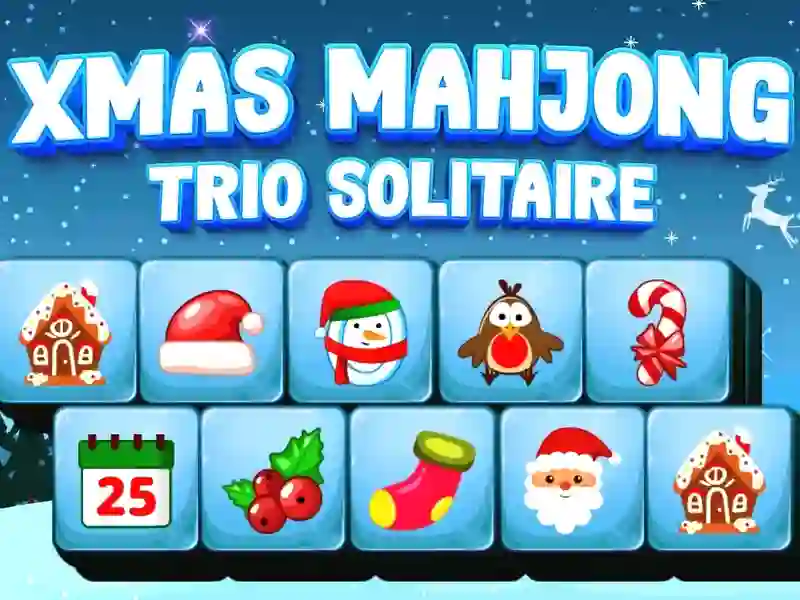 თამაში Xmas Mahjong Trio Solitaire ონლაინ