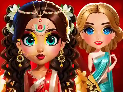 თამაში Asoka Makeup Indian Bride ონლაინ
