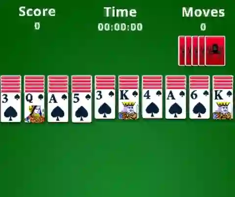 თამაში Spider Solitaire ონლაინ